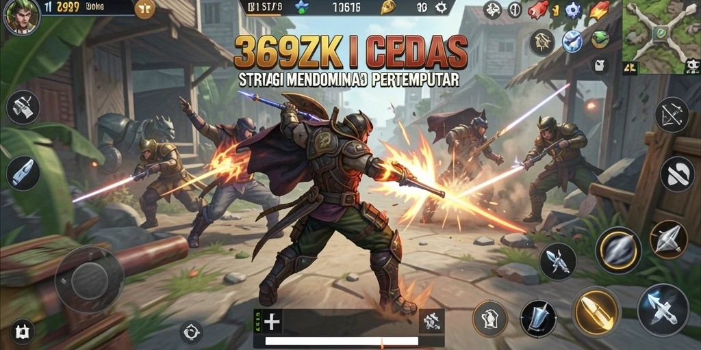 Screenshot gameplay <strong>369ZK</strong> menunjukkan strategi pertarungan yang mendebarkan.