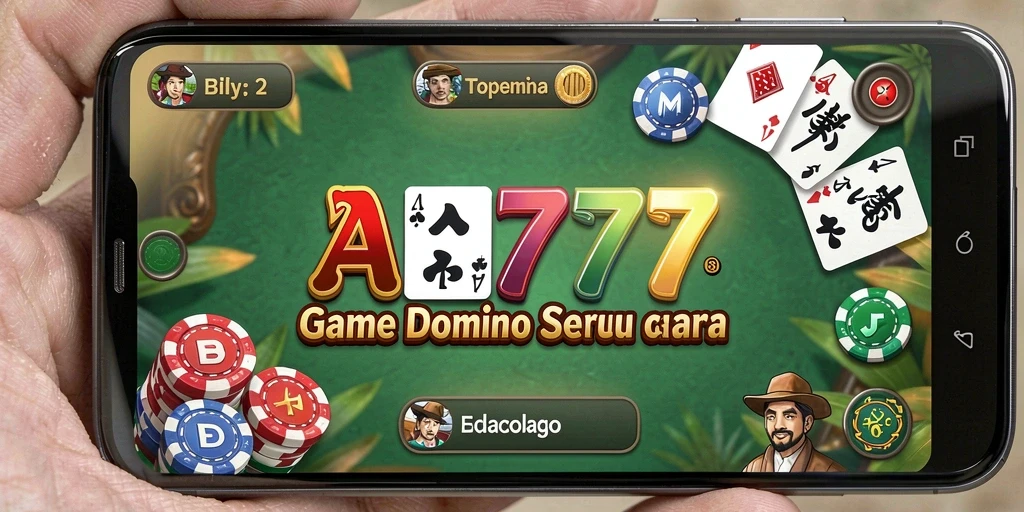 Tampilan gameplay seru dari game Domino AN777.