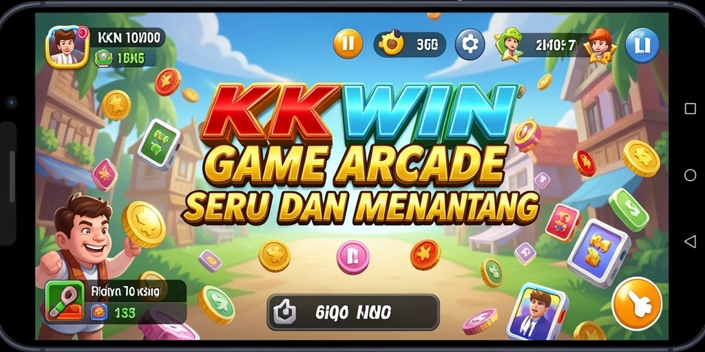 Tampilan gameplay menarik dari KKWIN dengan grafis yang memukau.