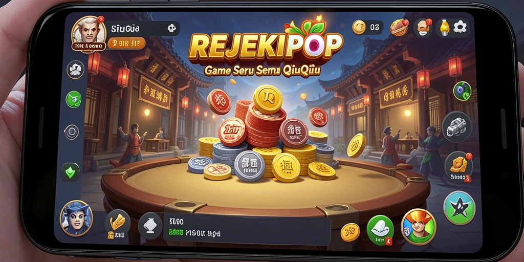 Tampilan gameplay REJEKIPOP yang seru dan interaktif.