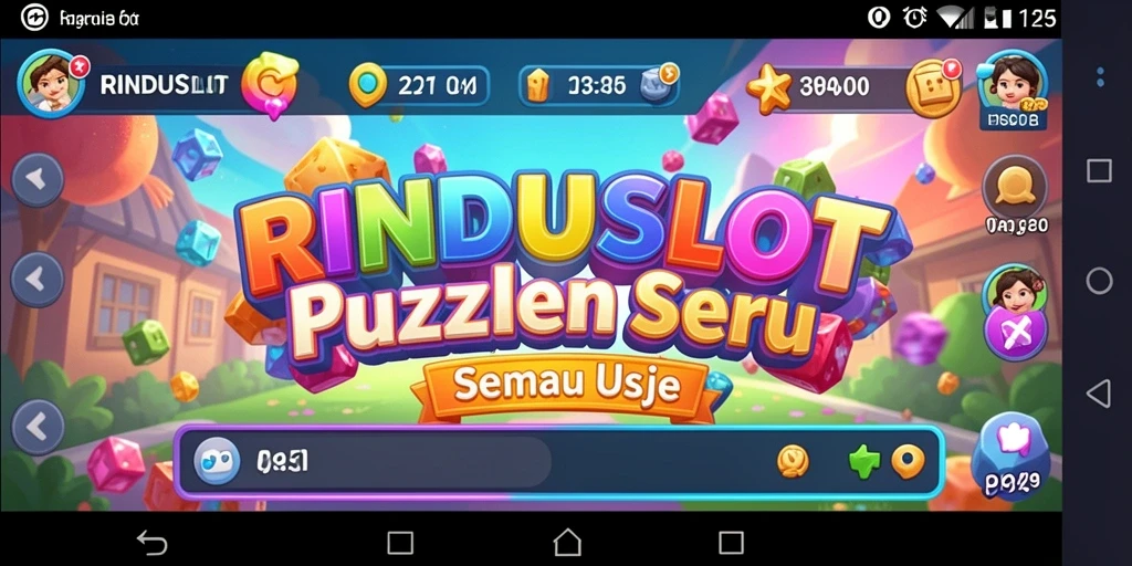 Tampilan gameplay RINDUSLOT yang seru dan menantang.