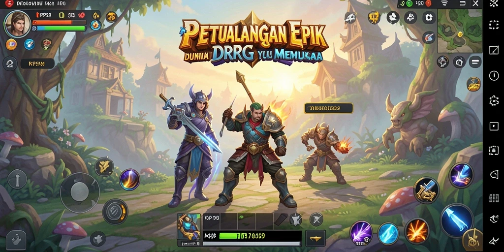 Gameplay RPG yang mendalam dan menakjubkan.